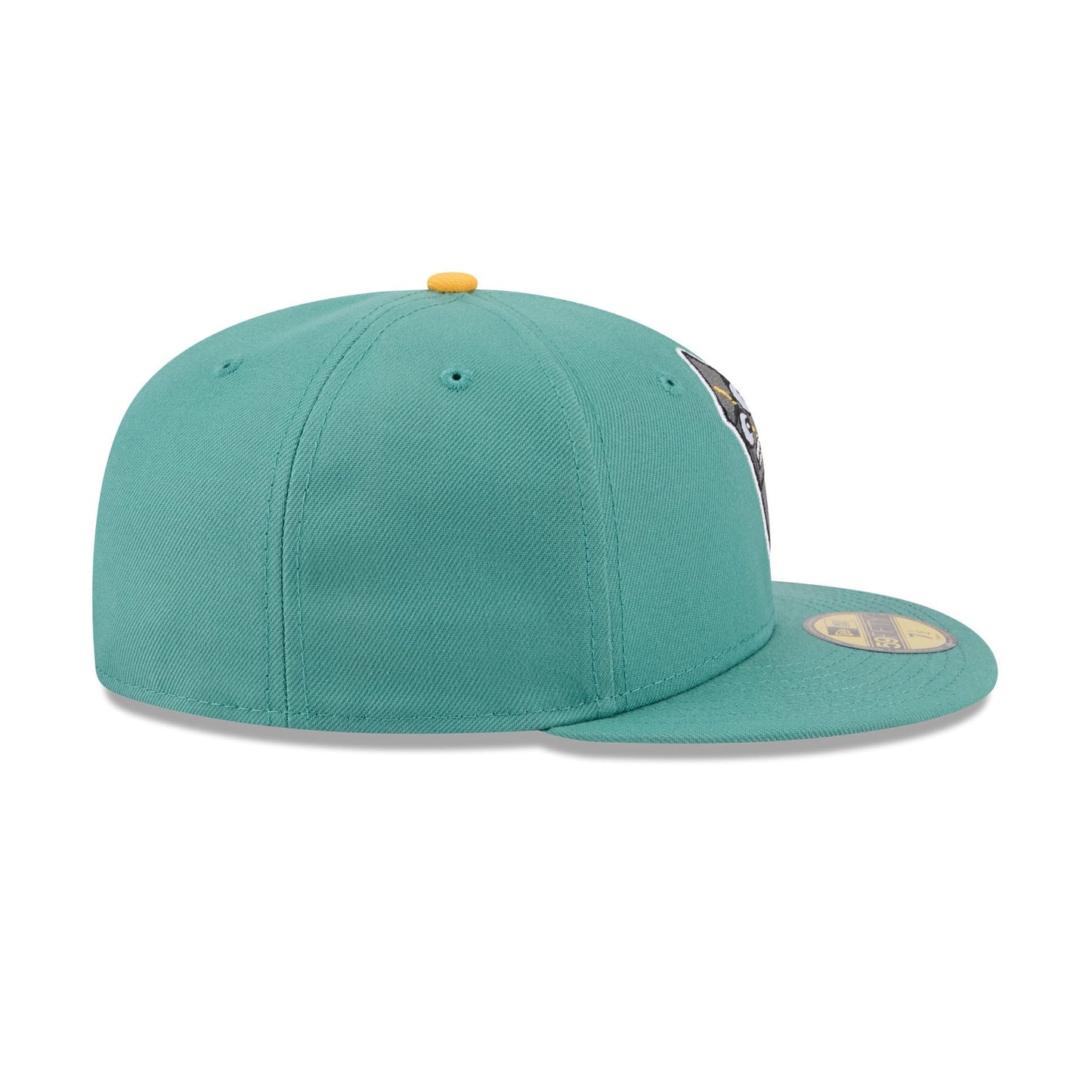 Worcester Red Sox Theme Night Light Green 59FIFTY Fitted Hat