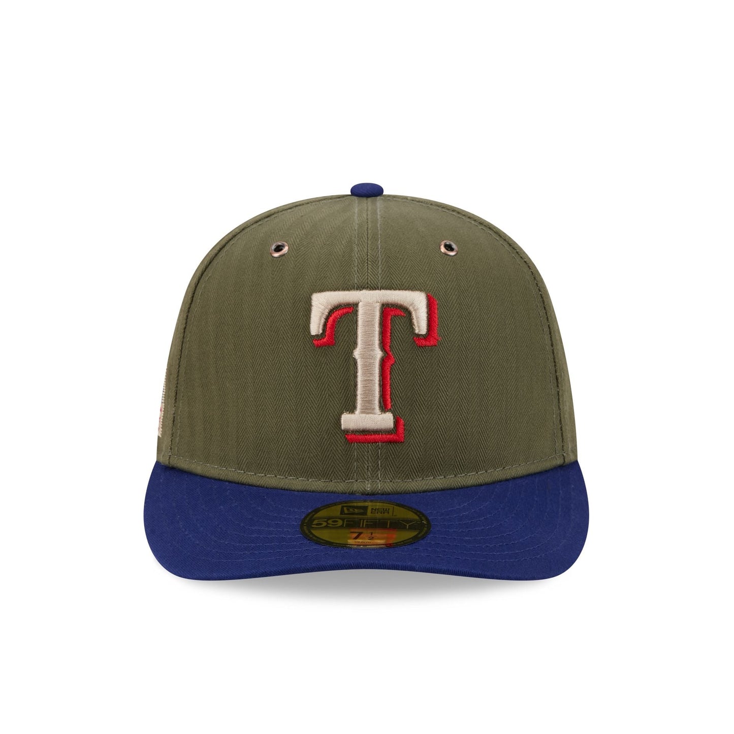 Texas Rangers Three Looms American Herringbone 59FIFTY Fitted Hat