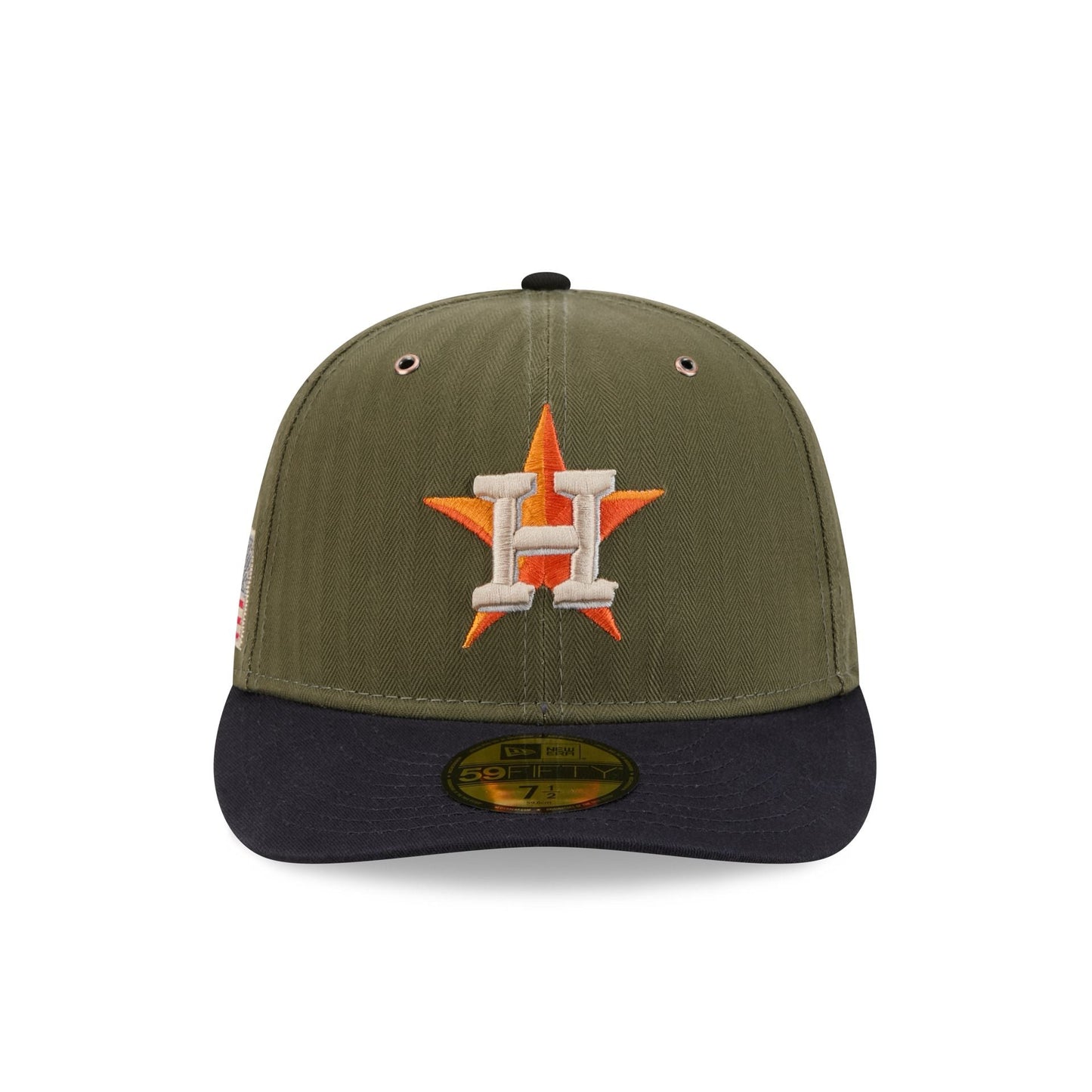 Houston Astros Three Looms American Herringbone 59FIFTY Fitted Hat