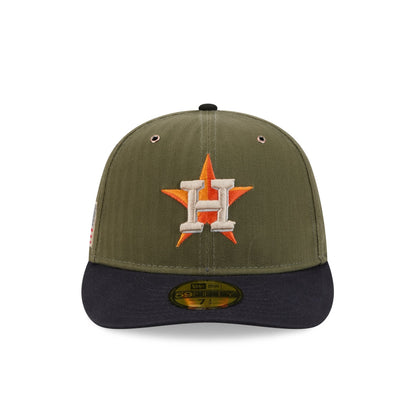 Houston Astros Three Looms American Herringbone 59FIFTY Fitted Hat