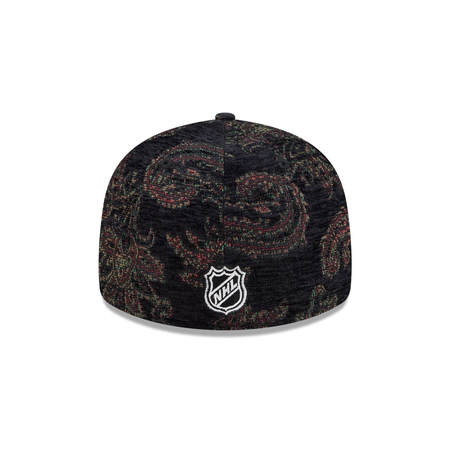 Chicago Blackhawks Three Looms Jacquard Chenille 59FIFTY Fitted Hat