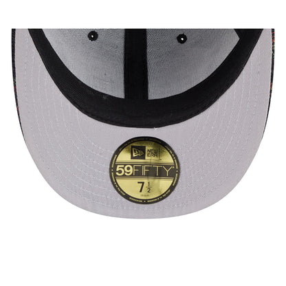 San Antonio Spurs Three Looms Jacquard Chenille 59FIFTY Fitted Hat