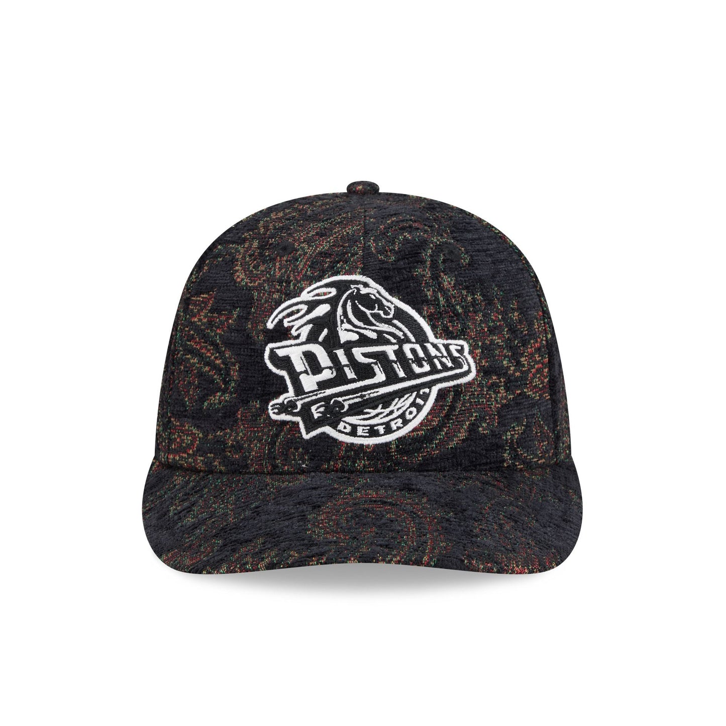 Detroit Pistons Three Looms Jacquard Chenille 59FIFTY Fitted Hat