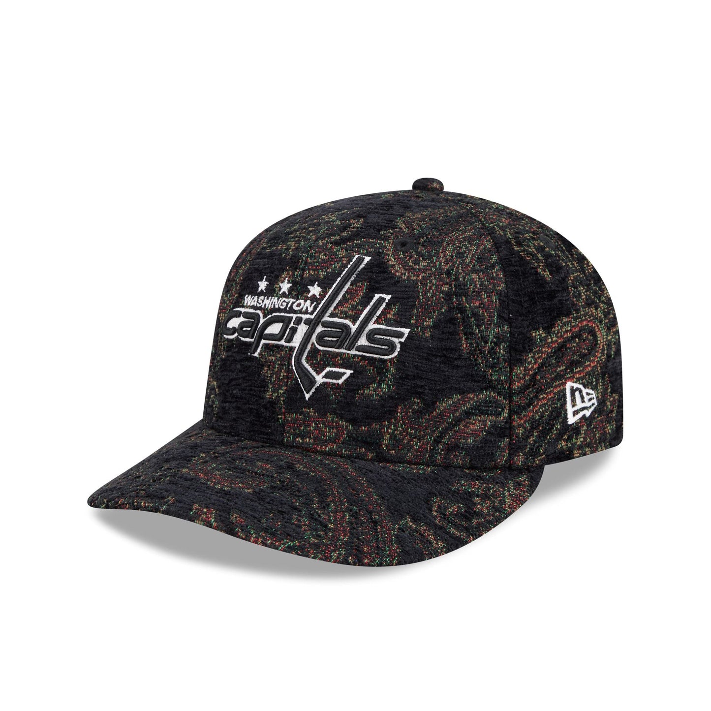 Washington Capitals Three Looms Jacquard Chenille 59FIFTY Fitted Hat