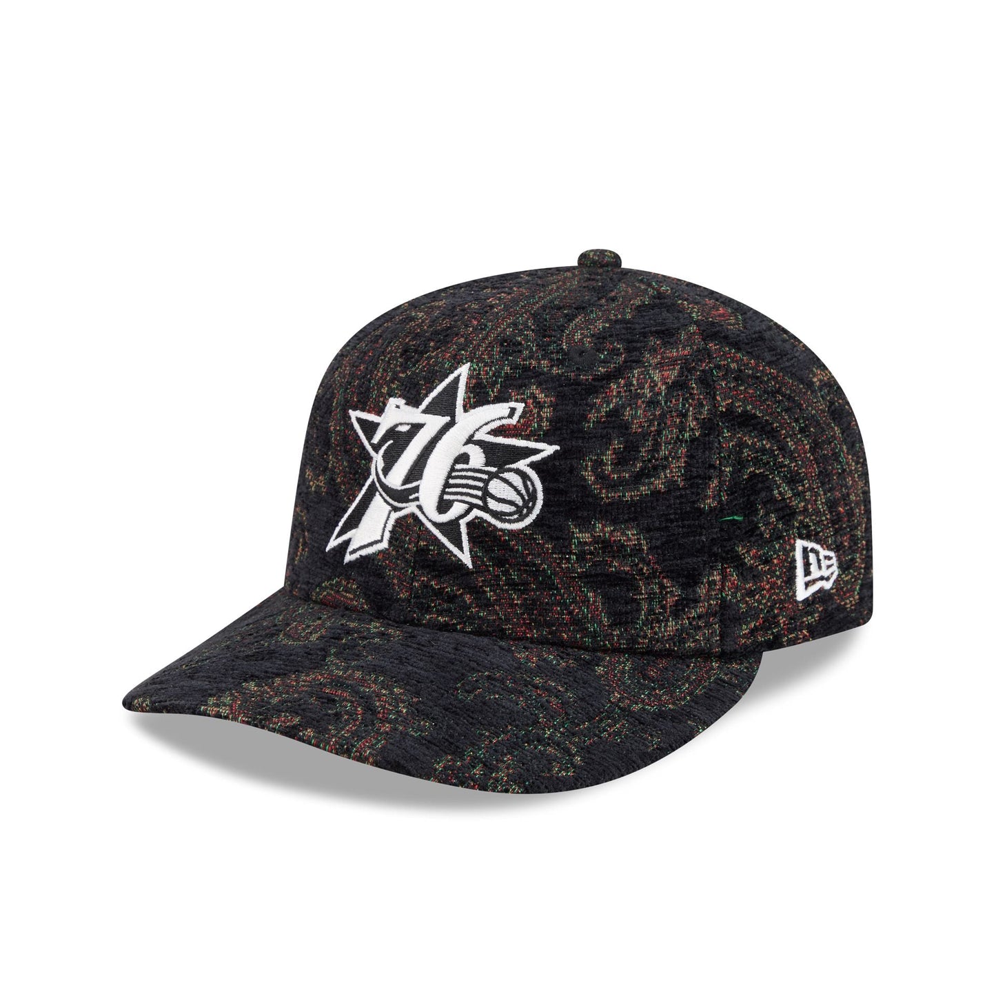 Philadelphia 76ers Three Looms Jacquard Chenille 59FIFTY Fitted Hat