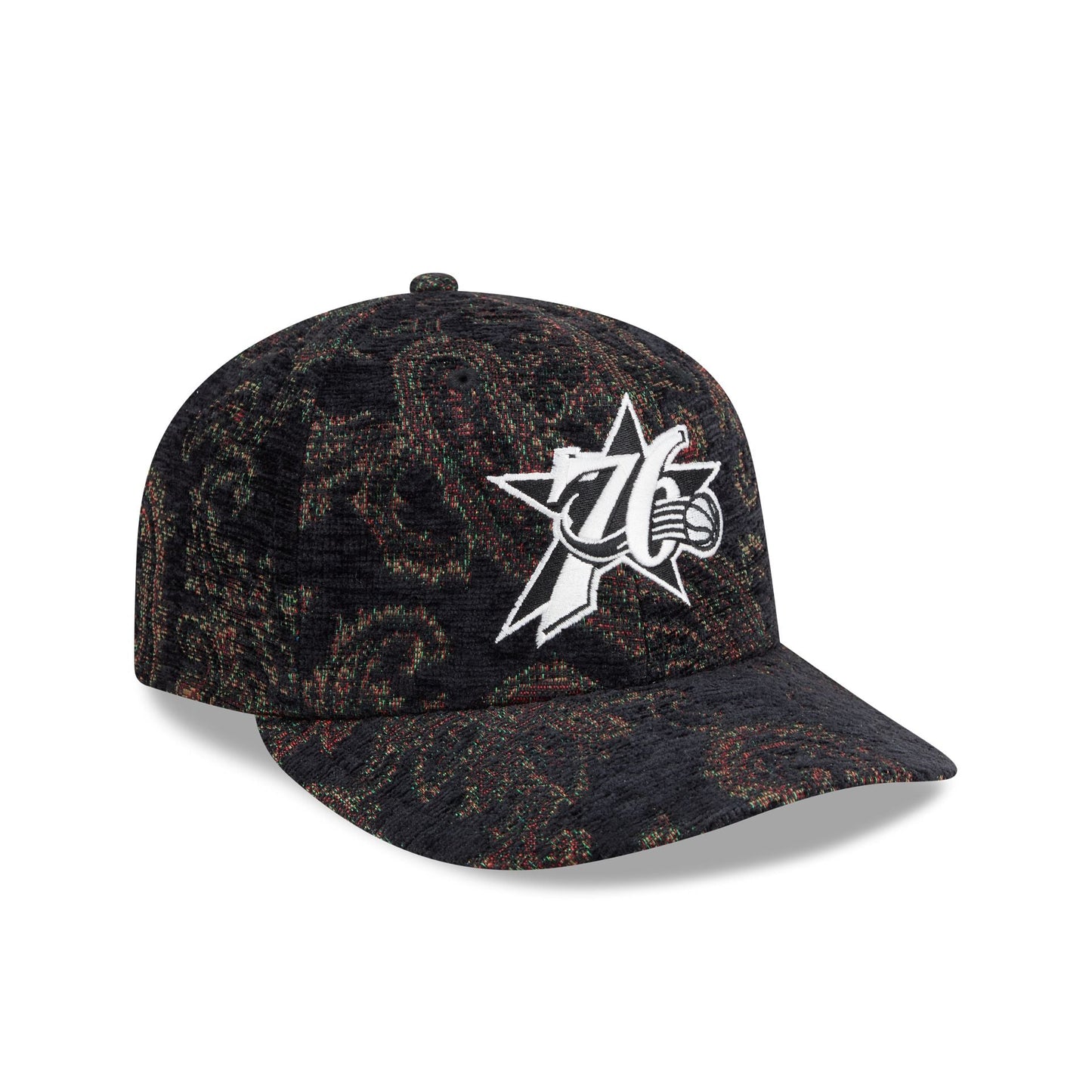 Philadelphia 76ers Three Looms Jacquard Chenille 59FIFTY Fitted Hat