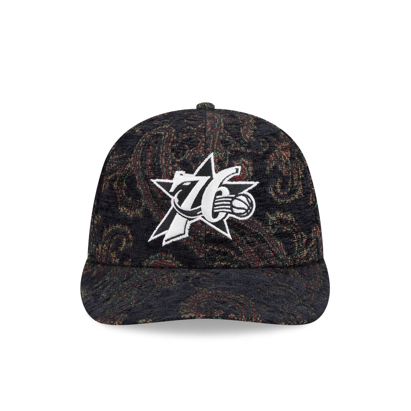 Philadelphia 76ers Three Looms Jacquard Chenille 59FIFTY Fitted Hat