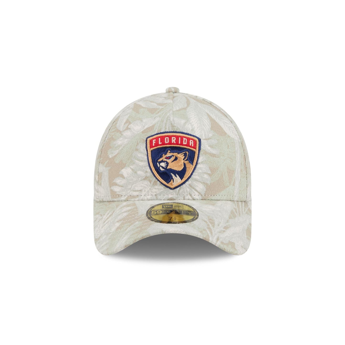 Florida Panthers Three Looms Leafy Palm 59FORTY A-Frame Fitted Hat