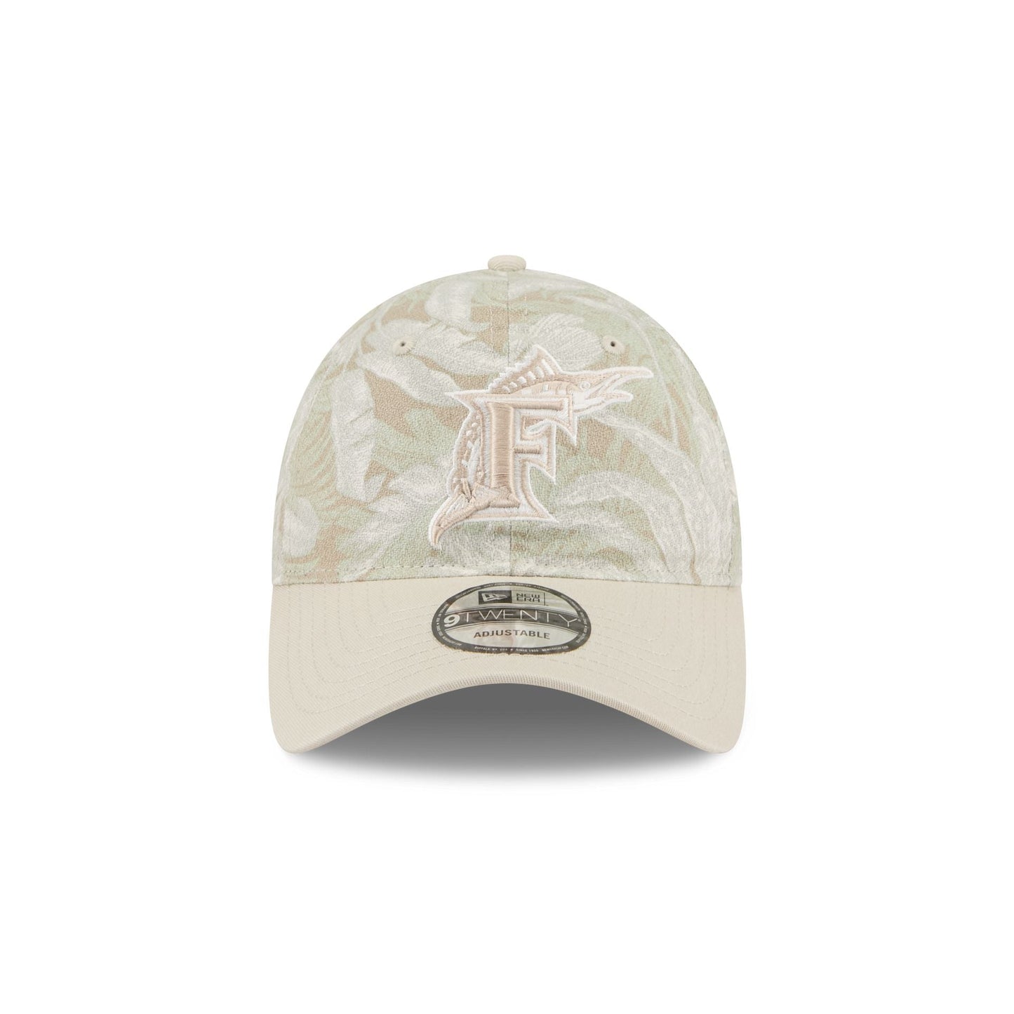 Miami Marlins Three Looms Leafy Palm 9TWENTY Adjustable Hat