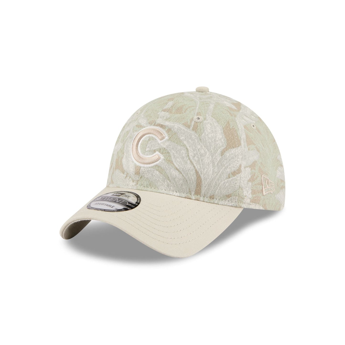 Chicago Cubs Three Looms Leafy Palm 9TWENTY Adjustable Hat