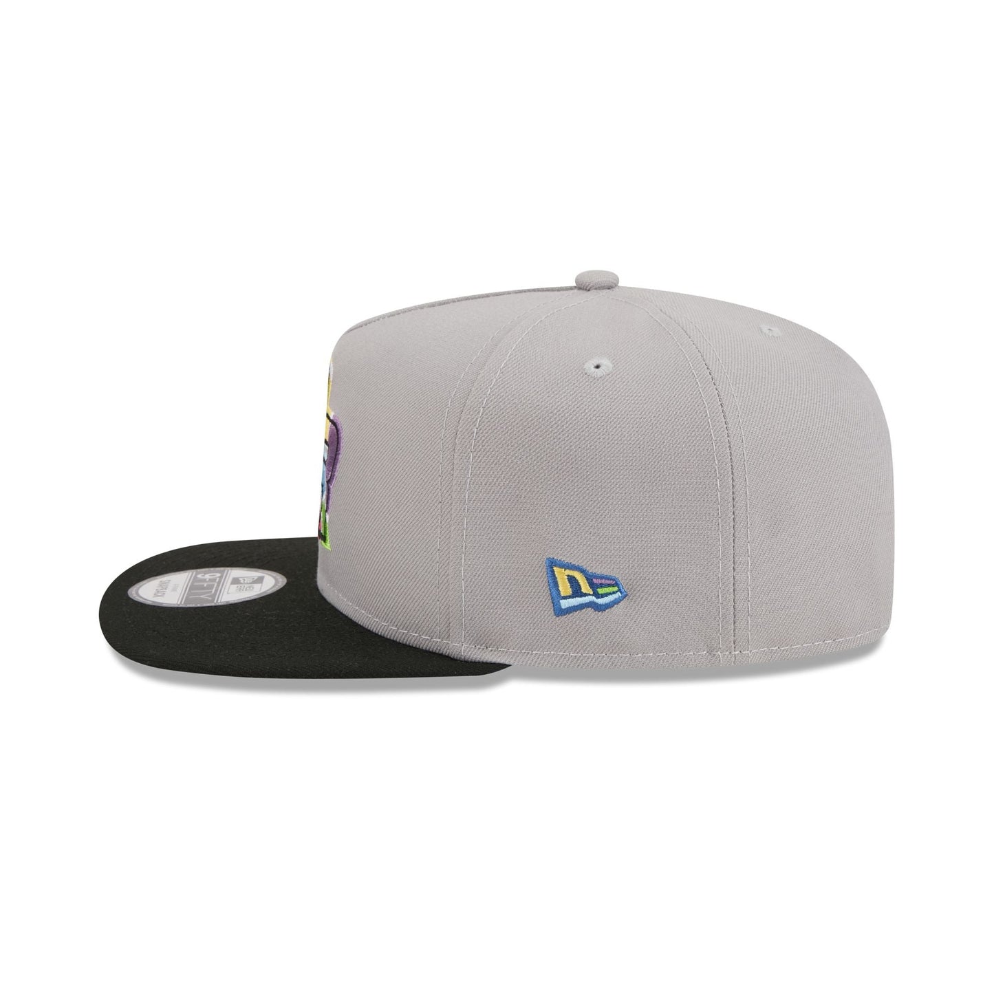 Puerto Rico Yaucromatic Gray 9FIFTY A-Frame Snapback Hat