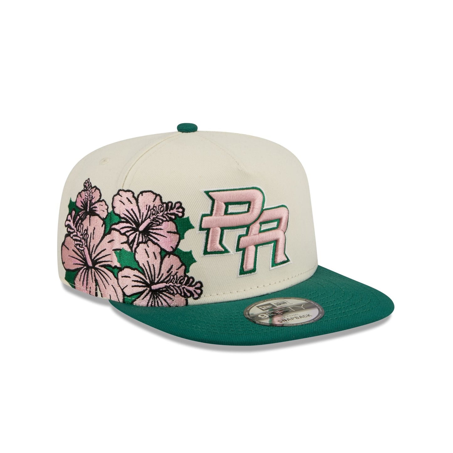 Puerto Rico Pink Flower 9FIFTY A-Frame Snapback Hat