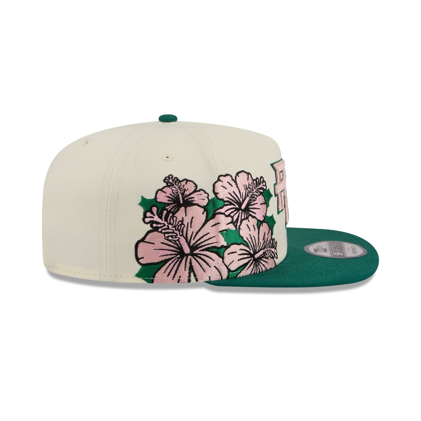 Puerto Rico Pink Flower 9FIFTY A-Frame Snapback Hat