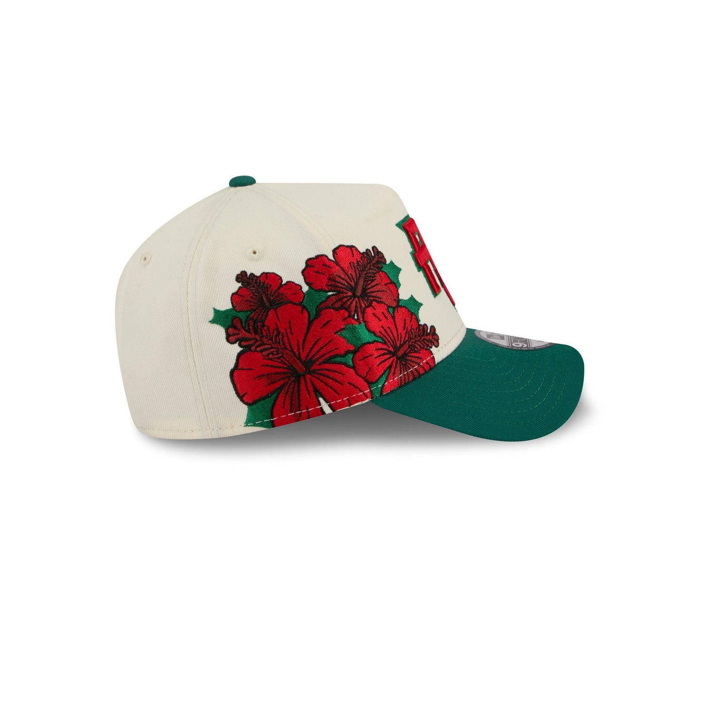 Puerto Rico Red Flower 9FORTY A-Frame Snapback Hat