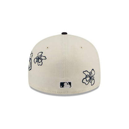 Detroit Tigers Floral Outline 59FIFTY Fitted Hat
