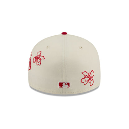 Philadelphia Phillies Floral Outline 59FIFTY Fitted Hat
