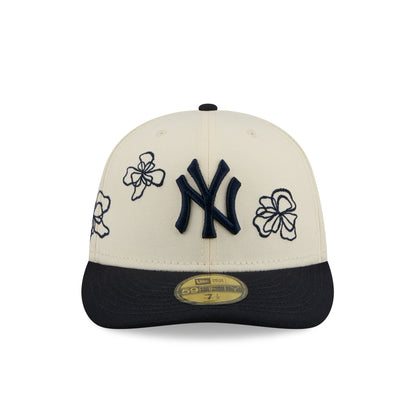 New York Yankees Floral Outline 59FIFTY Fitted Hat