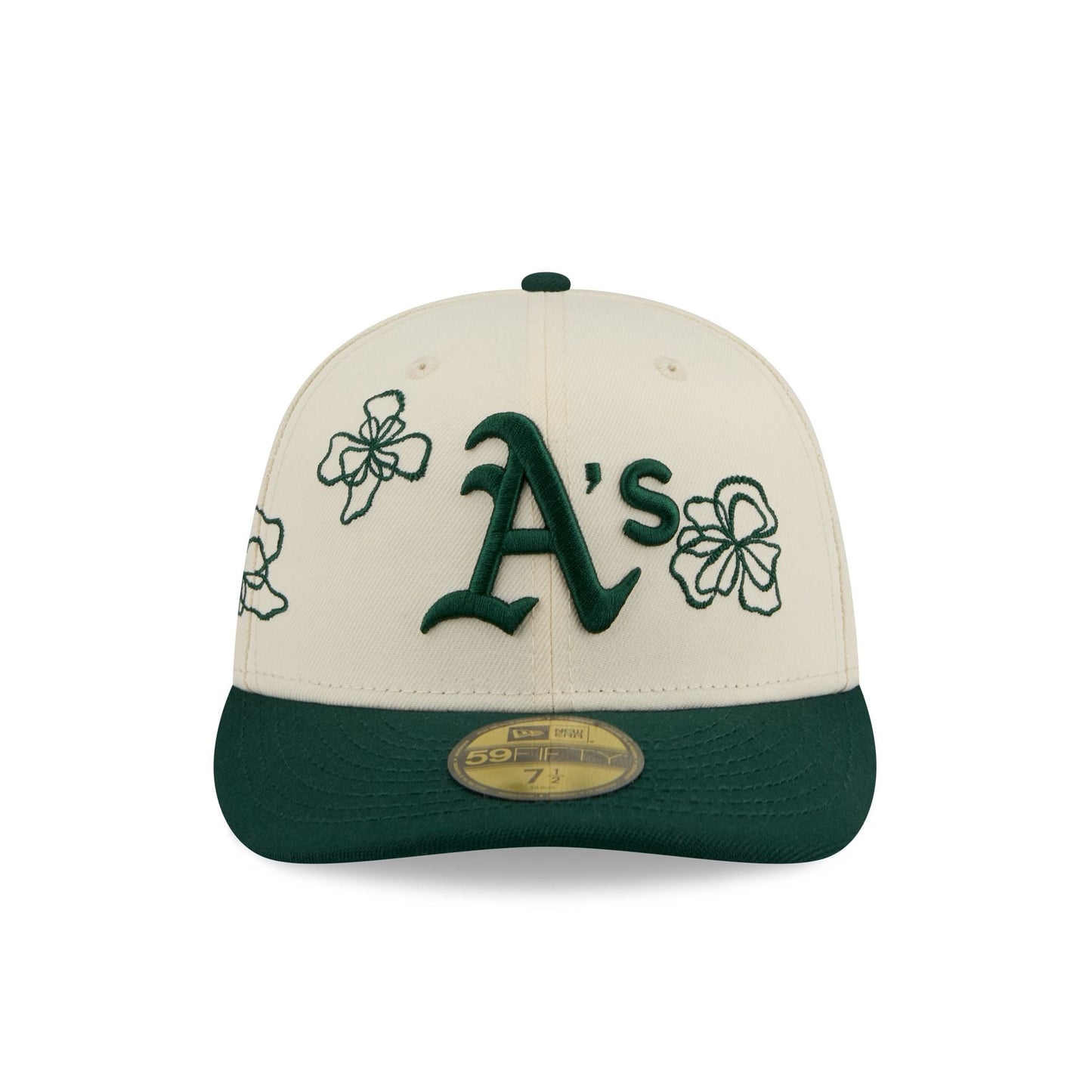 Athletics Floral Outline 59FIFTY Fitted Hat