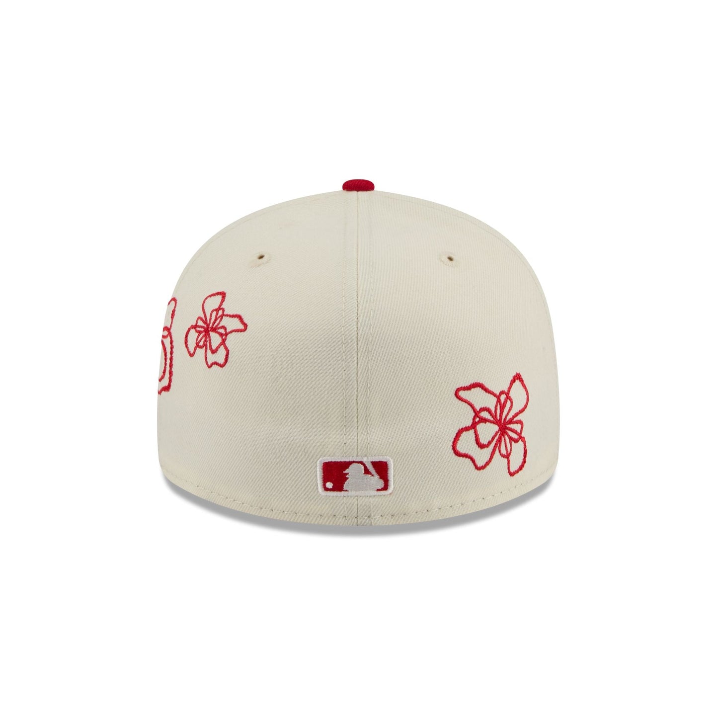 Cincinnati Reds Floral Outline 59FIFTY Fitted Hat