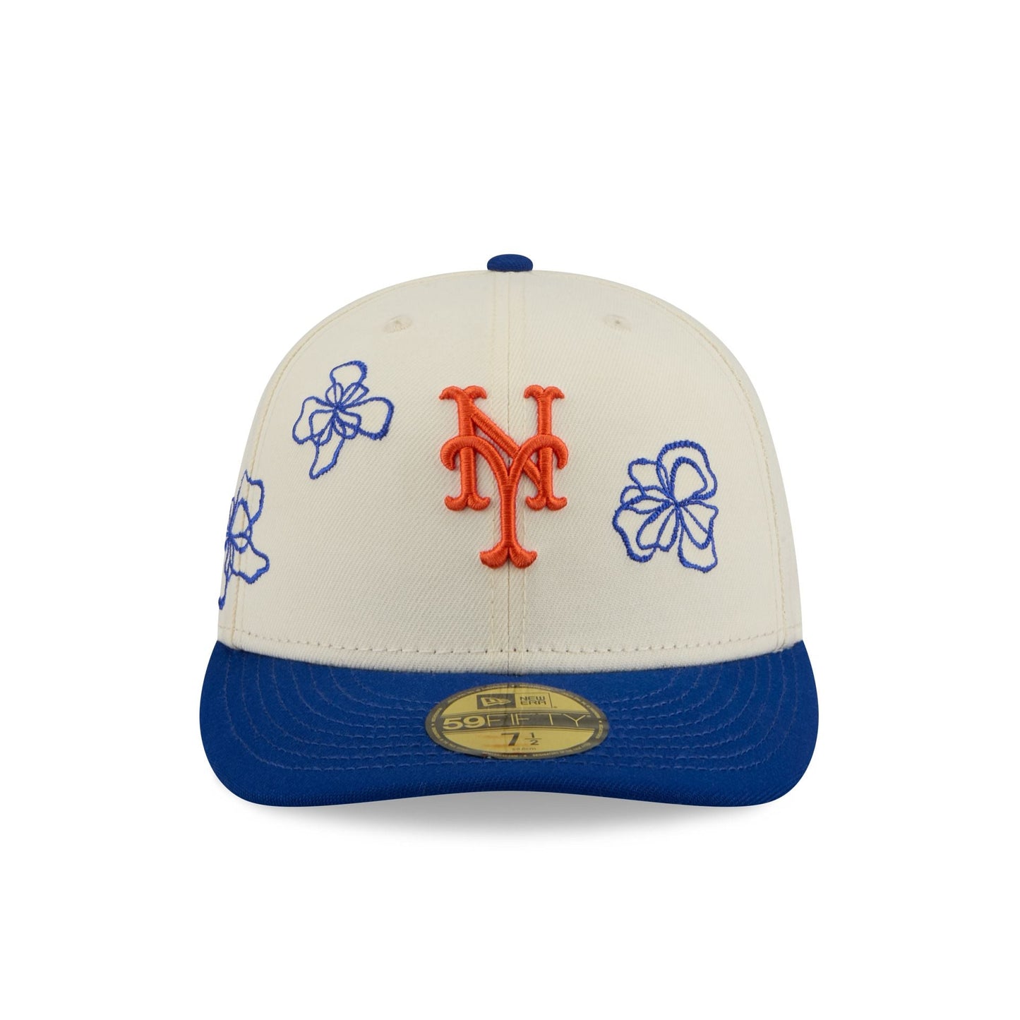 New York Mets Floral Outline 59FIFTY Fitted Hat