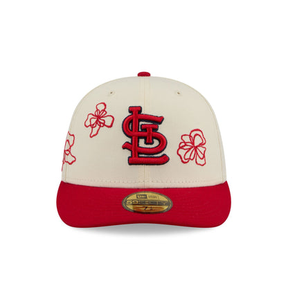St. Louis Cardinals Floral Outline 59FIFTY Fitted Hat
