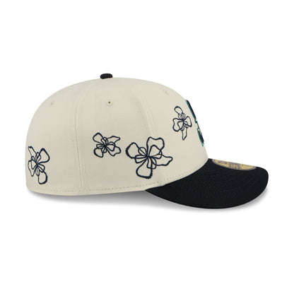 Seattle Mariners Floral Outline 59FIFTY Fitted Hat