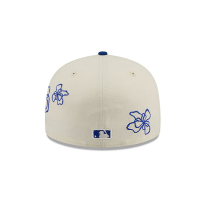 Toronto Blue Jays Floral Outline 59FIFTY Fitted Hat