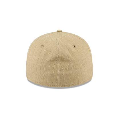 New Era Cap Herringbone Tan Retro Crown 59FIFTY Fitted Hat