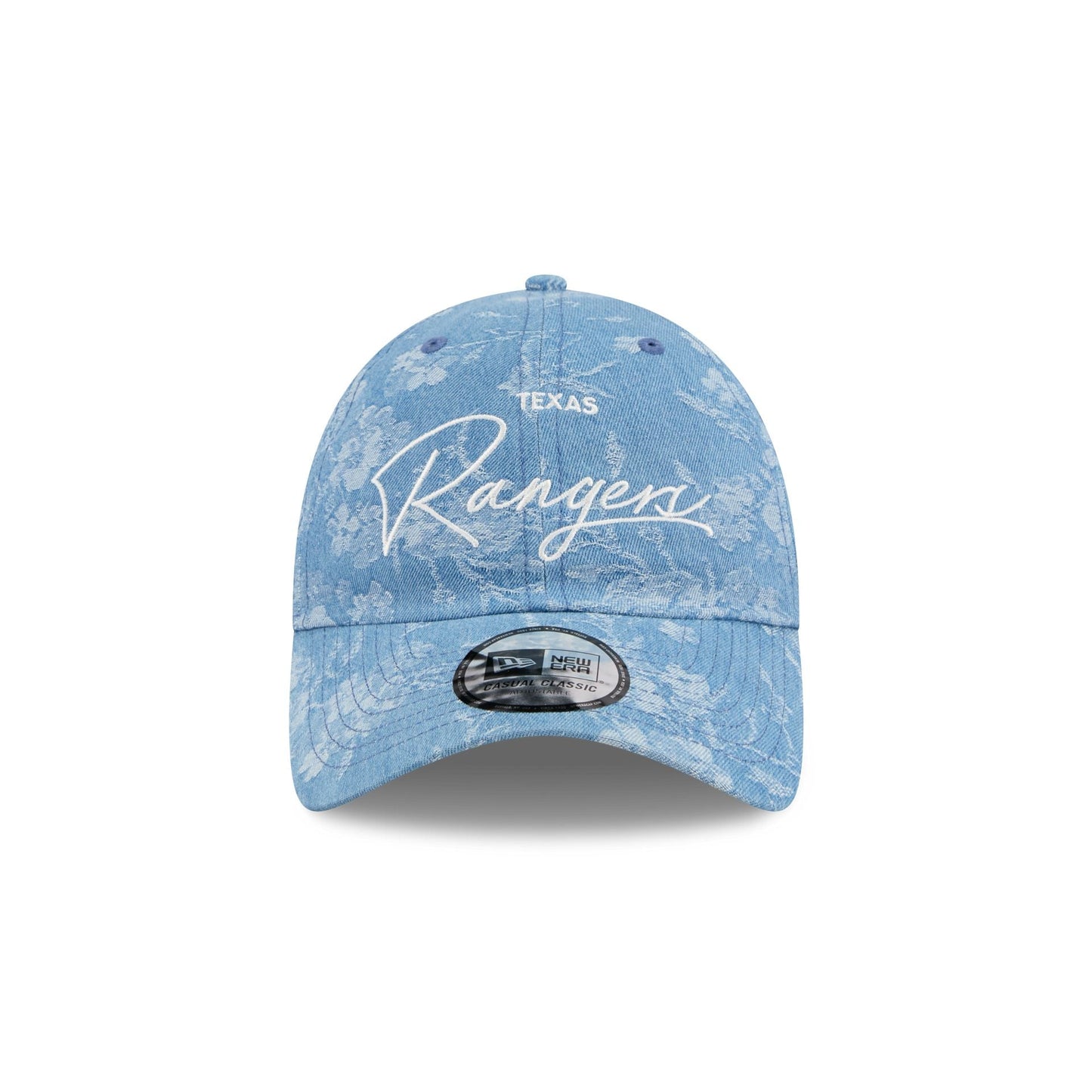 Texas Rangers Blue Leaves Casual Classic Adjustable Hat
