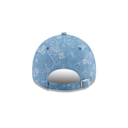 Texas Rangers Blue Leaves Casual Classic Adjustable Hat
