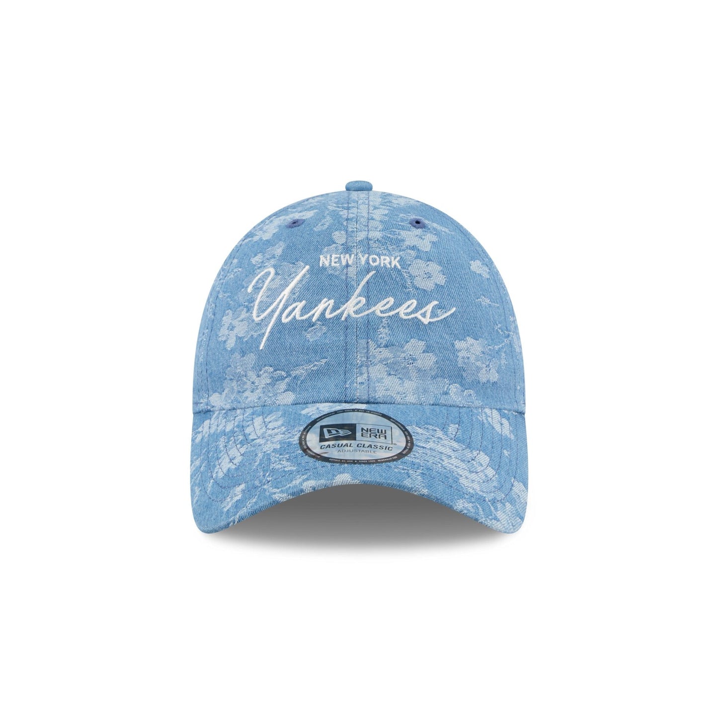 New York Yankees Blue Leaves Casual Classic Adjustable Hat