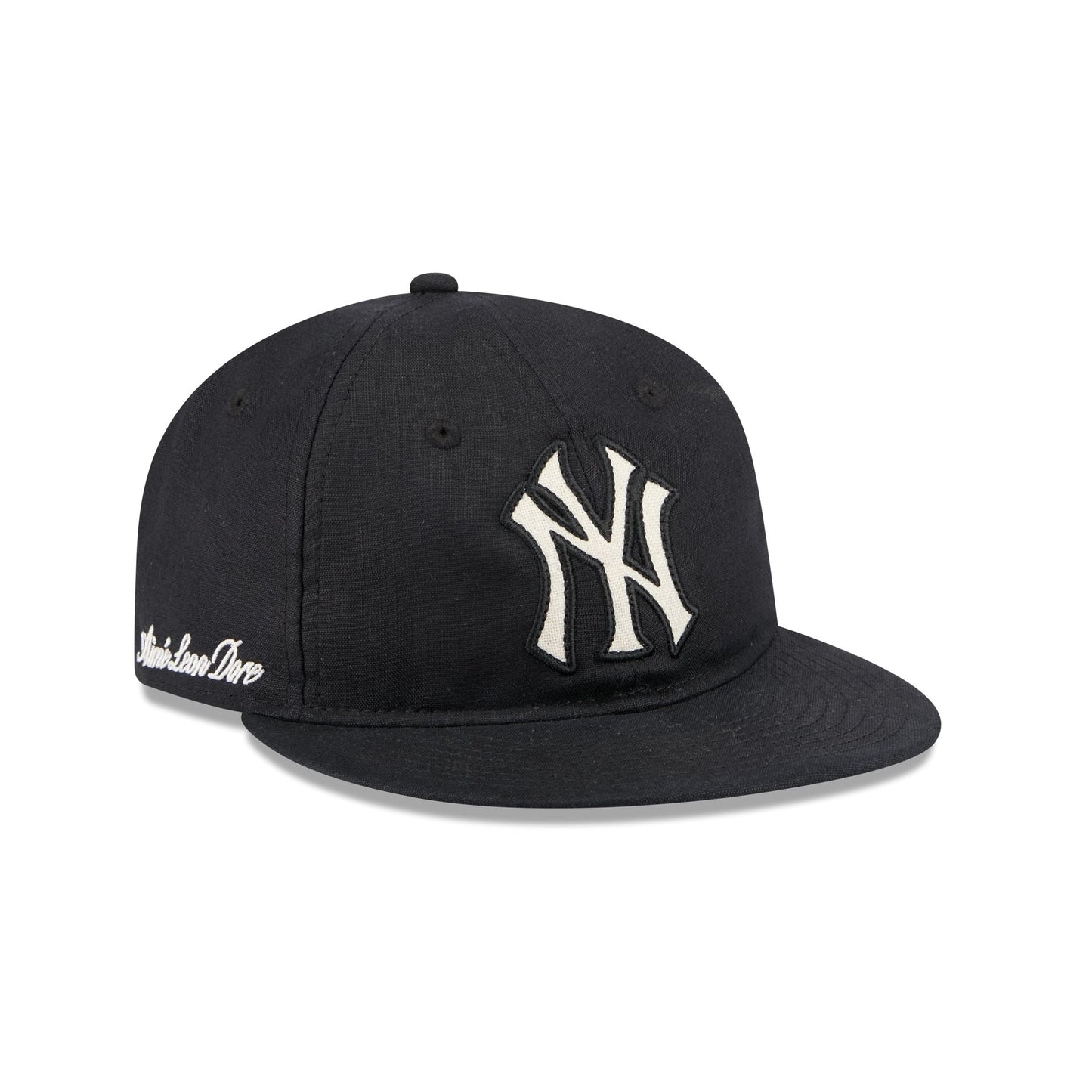 Aimé Leon Dore New York Yankees Black Linen Retro Crown 9FIFTY Adjustable Hat
