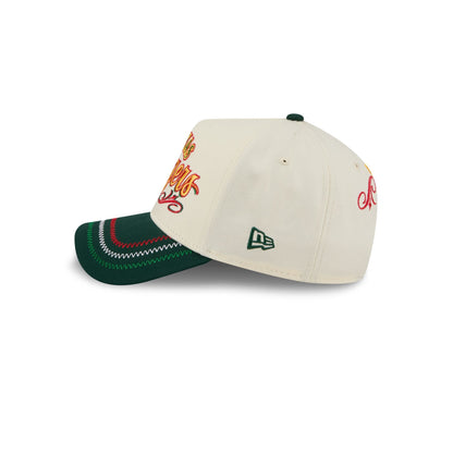 Texas Rangers Cinco de Mayo Chrome White 9FORTY A-Frame Snapback Hat
