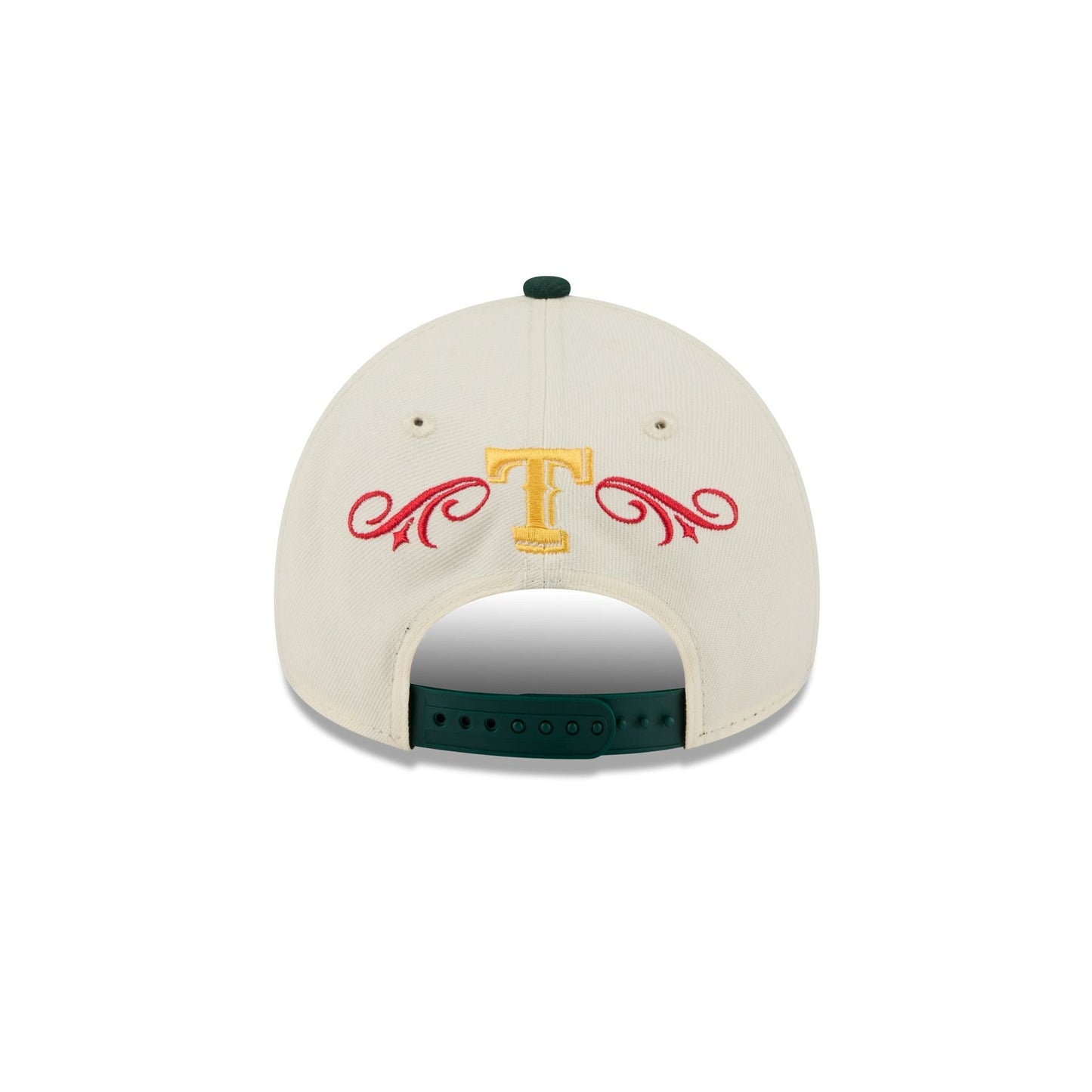 Texas Rangers Cinco de Mayo Chrome White 9FORTY A-Frame Snapback Hat