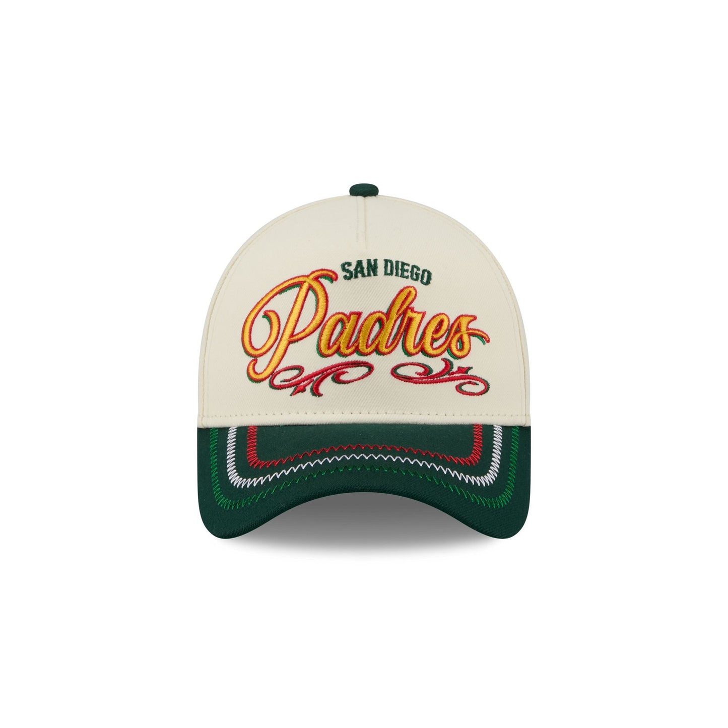 San Diego Padres Cinco de Mayo Chrome White 9FORTY A-Frame Snapback Hat