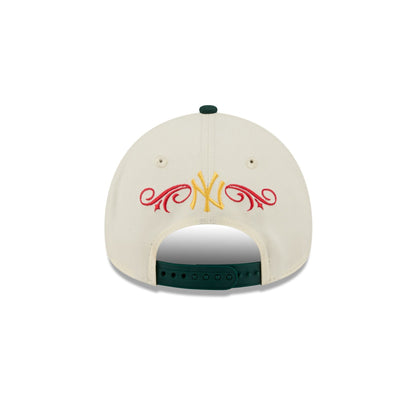 New York Yankees Cinco de Mayo Chrome White 9FORTY A-Frame Snapback Hat