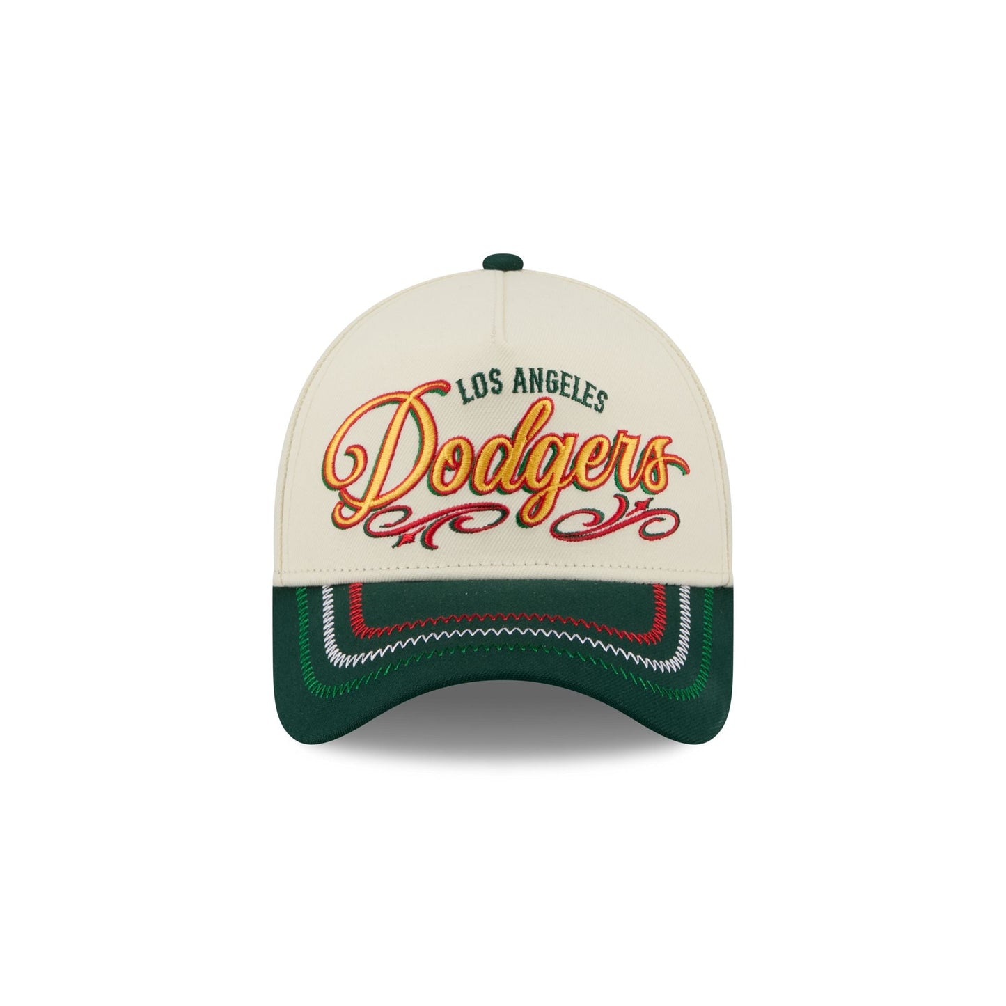 Los Angeles Dodgers Cinco de Mayo Chrome White 9FORTY A-Frame Snapback Hat
