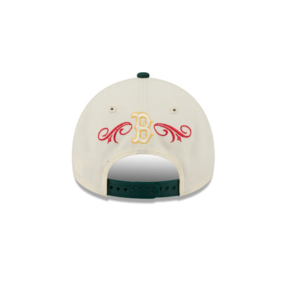 Boston Red Sox Cinco de Mayo Chrome White 9FORTY A-Frame Snapback Hat