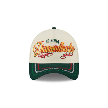 Arizona Diamondbacks Cinco de Mayo Chrome White 9FORTY A-Frame Snapback Hat