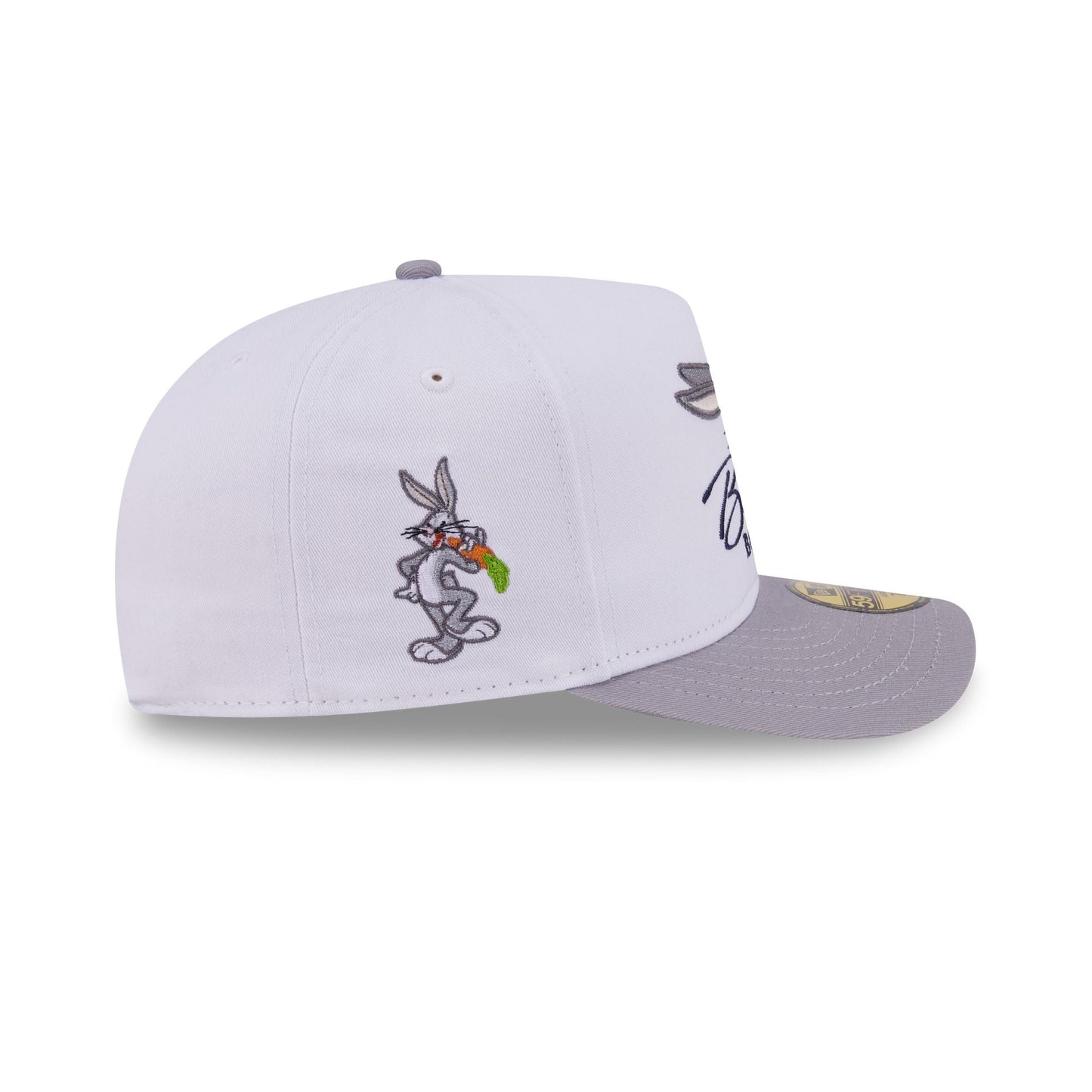 Looney Tunes Bugs Bunny Script 59FIFTY A-Frame Fitted Hat