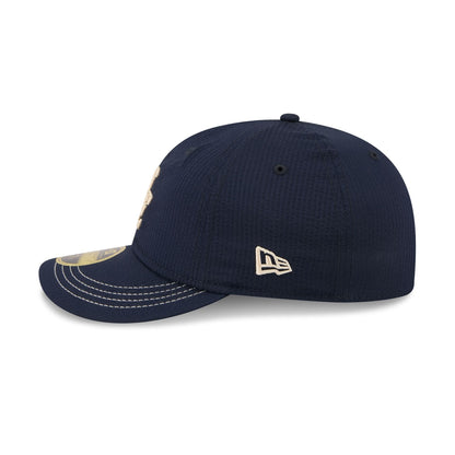 New Era Cap Navy Seersucker Retro Crown 59FIFTY Fitted Hat