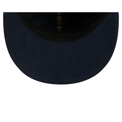 New Era Cap Navy Seersucker Retro Crown 59FIFTY Fitted Hat