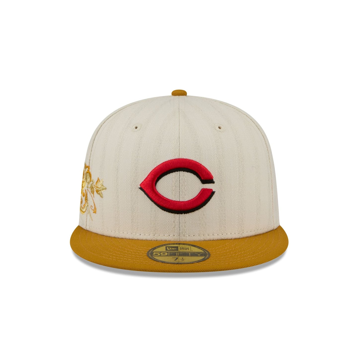Cincinnati Reds Chrome Herringbone 59FIFTY Fitted Hat