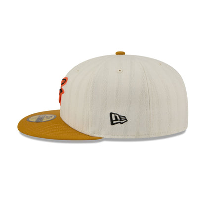 Baltimore Orioles Chrome Herringbone 59FIFTY Fitted Hat