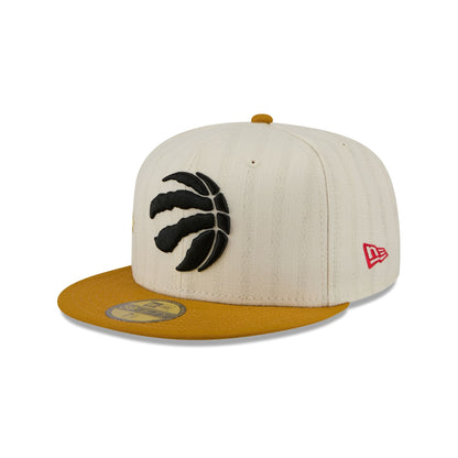 Toronto Raptors Chrome Herringbone 59FIFTY Fitted Hat