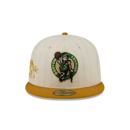 Boston Celtics Chrome Herringbone 59FIFTY Fitted Hat