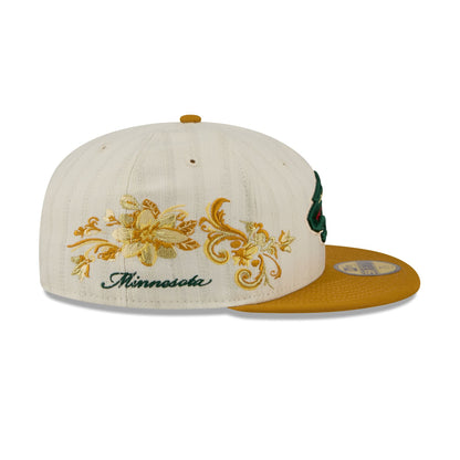 Minnesota Wild Chrome Herringbone 59FIFTY Fitted Hat