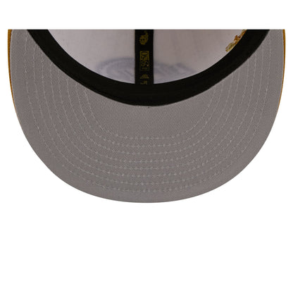 Los Angeles Rams Chrome Herringbone 59FIFTY Fitted Hat