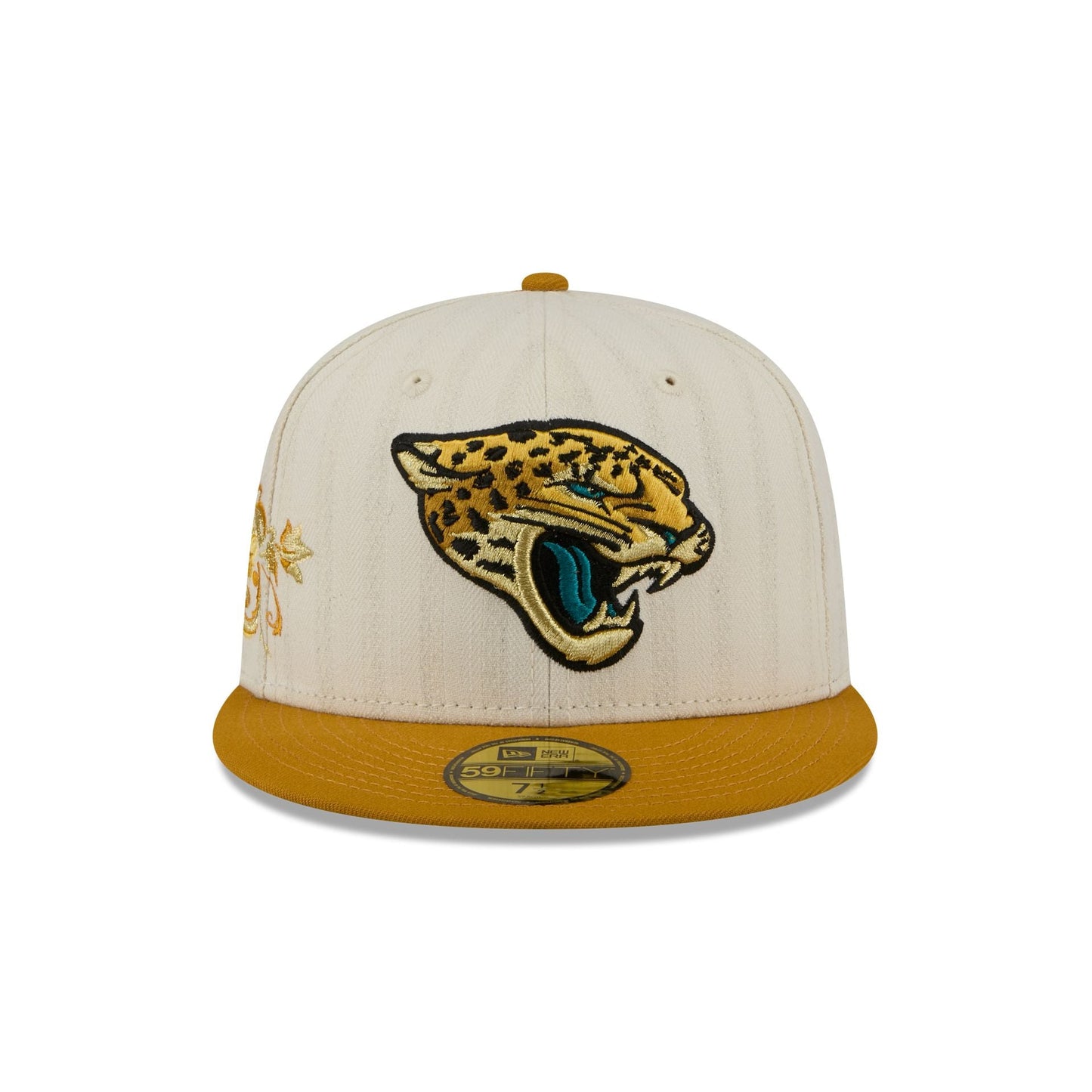 Jacksonville Jaguars Chrome Herringbone 59FIFTY Fitted Hat