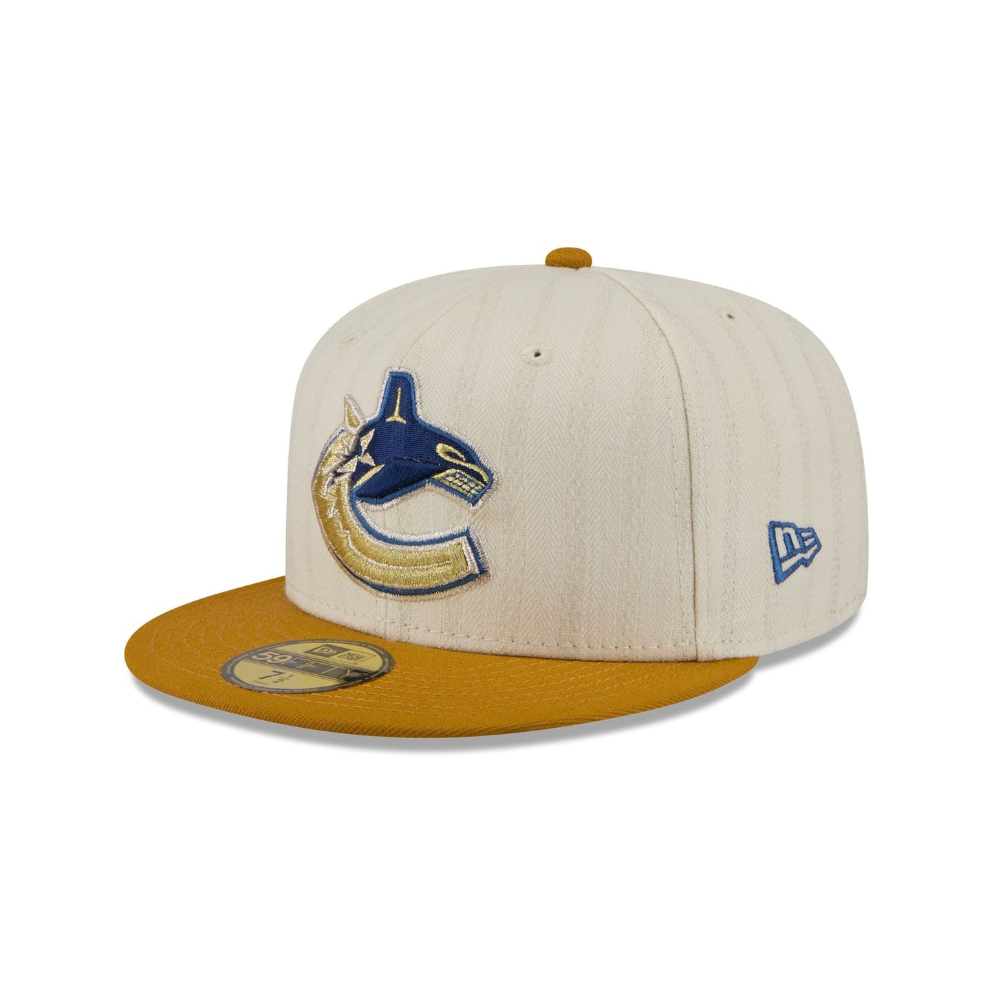 Vancouver Canucks Chrome Herringbone 59FIFTY Fitted Hat